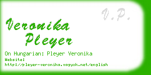 veronika pleyer business card